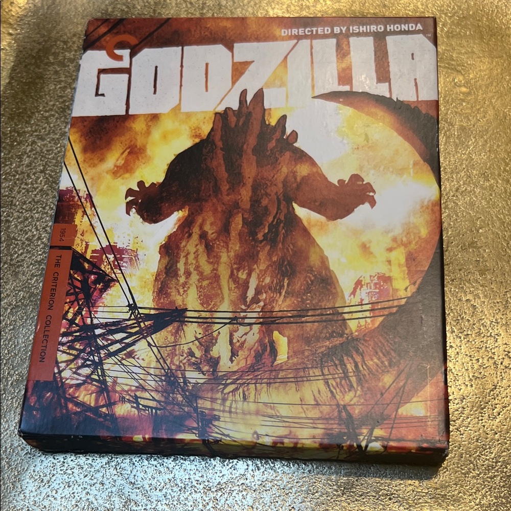 #1525**Godzilla Official Collection Video Game - Black and Orange